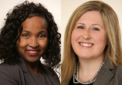 Kenya Jenkins-Wright and and Heather Wier Vaught