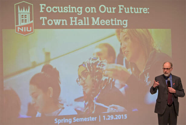 NIU Town Hall Meeting – Jan. 29, 2015