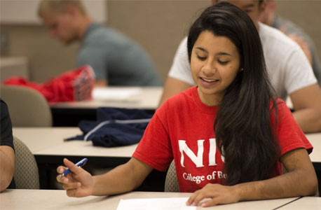 NIU College of Business student