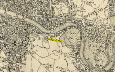 Map of 19th century London