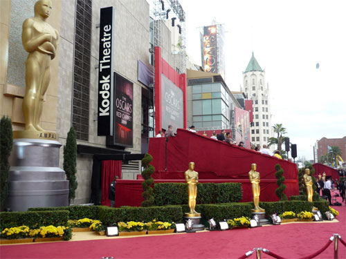 Photo of the red carpet