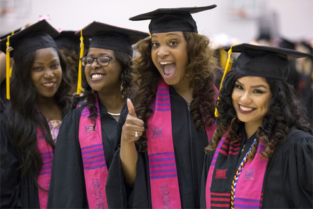 NIU grads at May 9, 2015, commencement