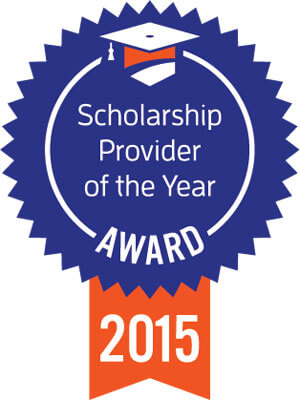 Scholarship Provider of the Year Award 2015 ribbon