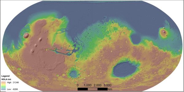 Mars Global Topography