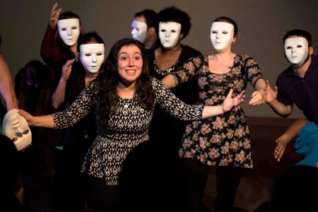 NIU School of Theatre and Dance students