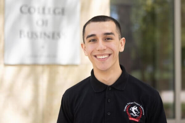 NIU student, Brandon Padilla